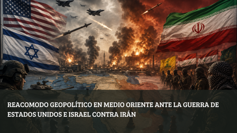 REACOMODO GEOPOLÍTICO EN MEDIO ORIENTE ANTE LA GUERRA DE ESTADOS UNIDOS E ISRAEL CONTRA IRÁN